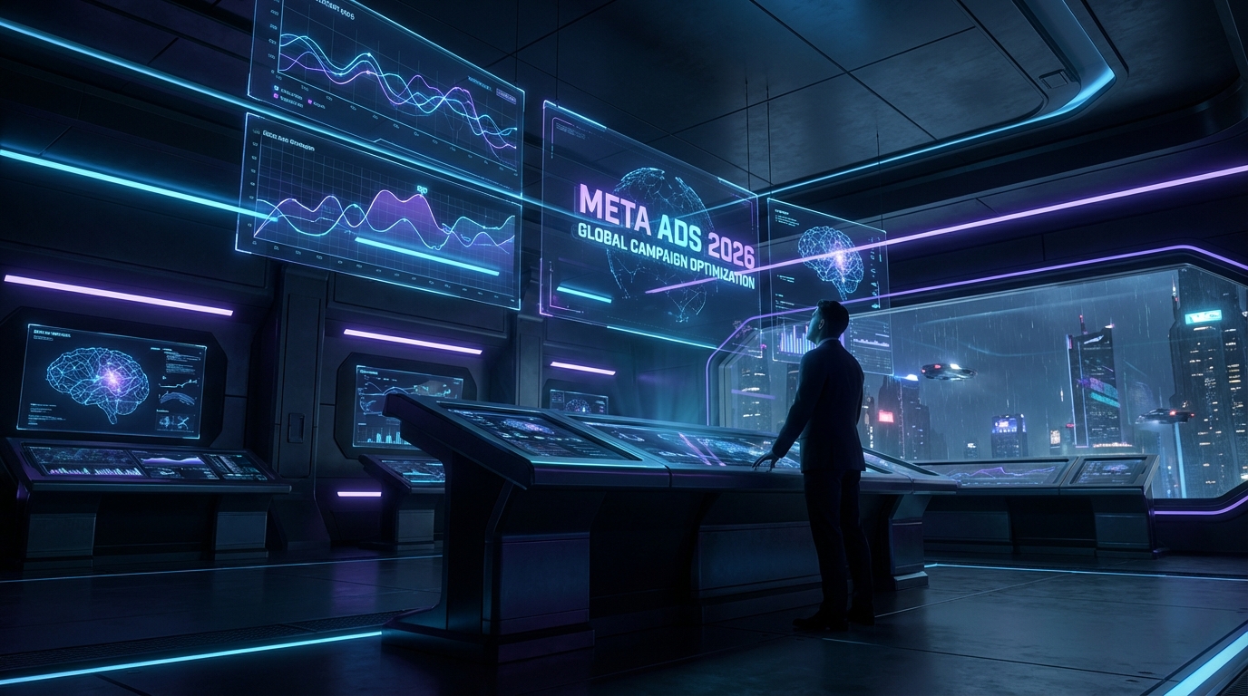 Background Meta Ads Futuristic